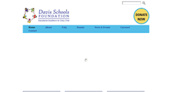 Desktop Screenshot of davisschoolsfoundation.org